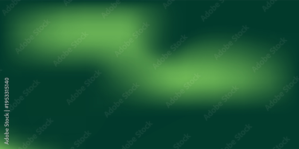 Obraz premium Abstract blurred gradient mesh background in green.