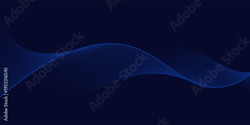 Premium background design with diagonal dark blue line pattern. abstract dark blue background. wavy lines background.