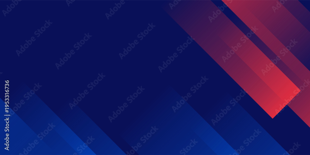 Obraz premium simple red blue abstract background with gaming style for banner and event