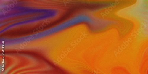 Foto Vibrant Abstract Art With Swirling Patterns Of Orange, Red, And Purple Hues