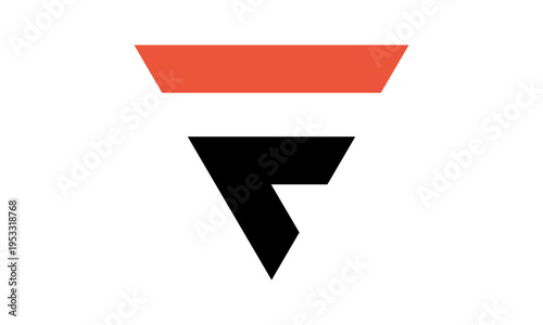 Abstract Letter F Logo Design