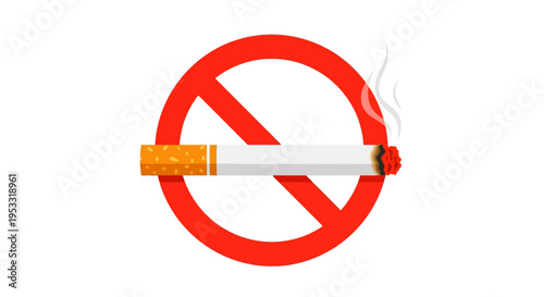 No Smoking Warning Sign Symbol 2.
