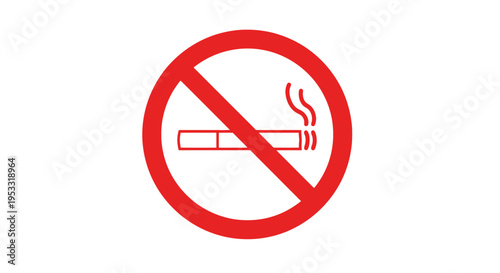No Smoking Warning Sign Symbol 4.