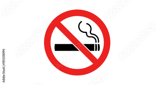 No Smoking Warning Sign Symbol 5.