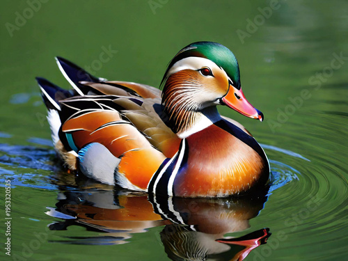 duck in the water