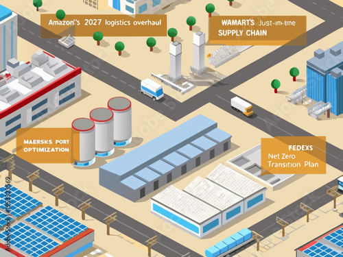 Amazon Walmart FedEx and Maersk logistics infrastructure overview