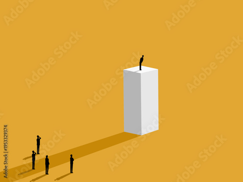 Senior business leaders within teams look beyond future success