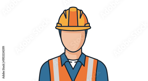 Illustration of a construction worker.
