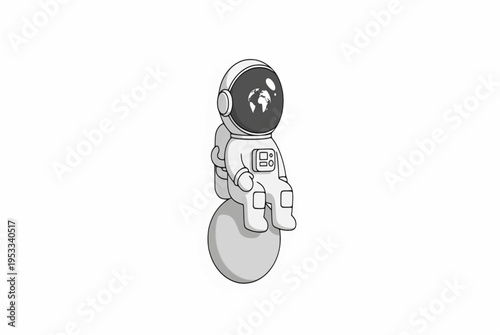 Astronaut on Sphere