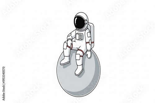 Astronaut on Sphere