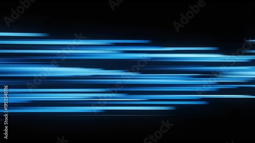 neon blue lines on black background