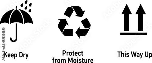 Packaging Symbols for Handling Instructions.