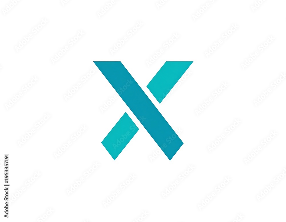 Obraz premium Modern abstract teal 