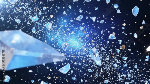 Floating Crystals in Space