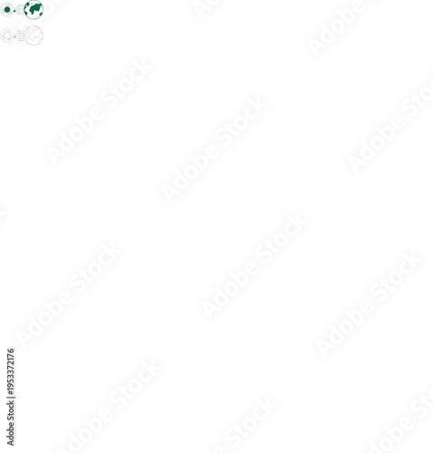 3d business animation with alpha channel on abstract blackboard background