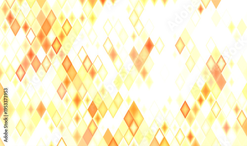 Gold geometric pattern of diamonds. Diagonal grid bg