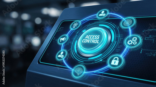 Security technology national access control interface digital screen