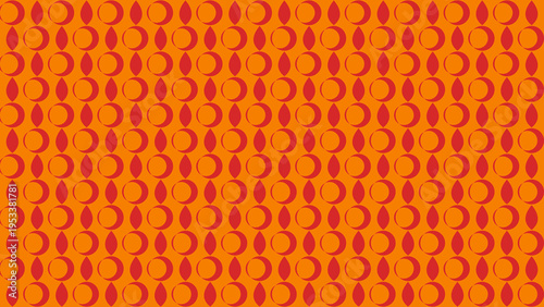 Abstract Geometric Orange Pattern Background vector background