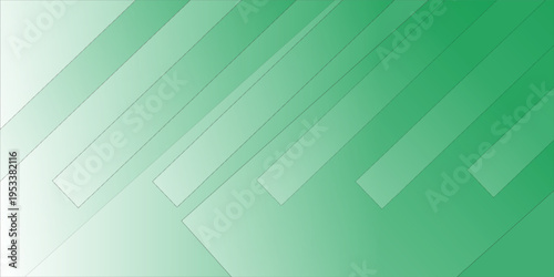 Abstract Green Gradient with Overlapping Diamond Shapes – Modern Geometric Pattern Vector