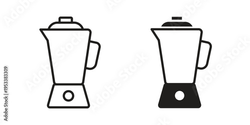 Blender icon symbols, Solid black and editable stroke icons