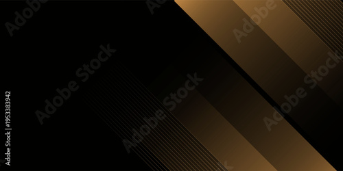 Premium Futuristic Golden Shape Background