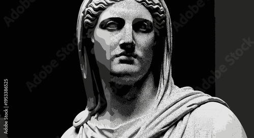 Ancient Roman Statue of Woman.