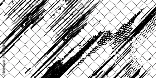 texture for fishing nets. Grunge pattern for sportswear or soccer goal, volleyball net, basketball hoop, hockey, athletics. Grunge background