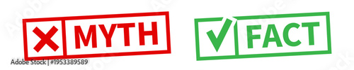 Myth and Fact icons