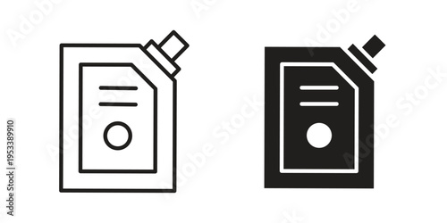 Doy symbols, Solid black and editable stroke icons pouch icon symbols, Solid black and editable stroke icons