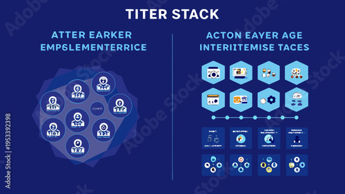Titer stack visualizes connected individuals and associated digital elements