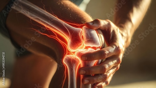 Ankle pain and sprain symptoms in active adults. Podiatry and sports rehabilitation. Woman touching painful ankle joint on yoga mat