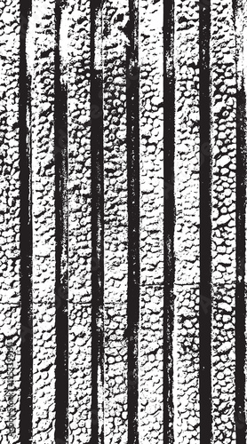 13-69. Cement wall vector image with long vertically gravel pattern - illustration.