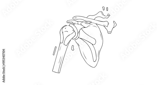 Minimal line drawing of a hand gripping a curved object, in a simple monochrome study.