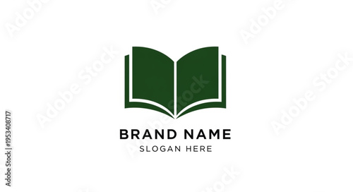 Open Book Icon - Symbol of Knowledge, Learning, and Literary Exploration.