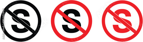 Stop sign of isolated vector illustration.