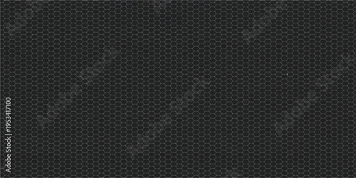 A dark seamless carbon fiber texture with a black metallic grid pattern and industrial gray mesh design on a textured steel material backdrop