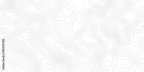 Modern Geometric Map Design Incorporating Topographical Lines, Sea Maps, and Mounted Area Spaces for a Clean White Background