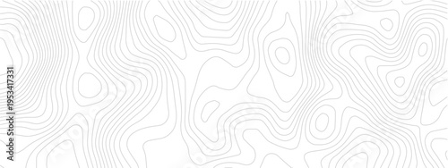 Modern Geometric Map Design Incorporating Topographical Lines, Sea Maps, and Mounted Area Spaces for a Clean White Background