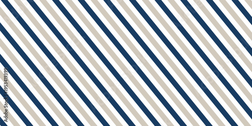 Bicolor Diagonal stripe pattern. Seamless pastel gray and cadet blue line background. Wrapping paper print with diagonal lines. Colorful package texture.