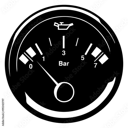 Engine Oil Gauge Icon