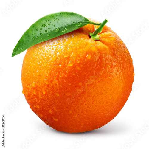 Foto Orange fruit isolate