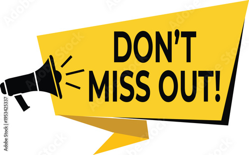  message announcement, banner, yellow,