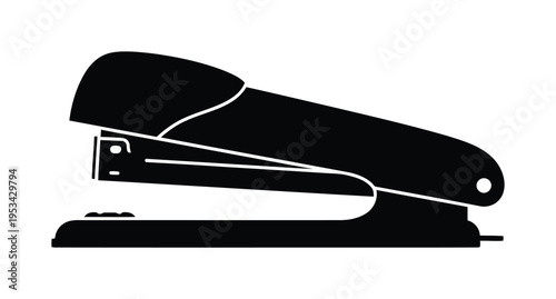 Vector of a stapler office tool with a sleek and modern design