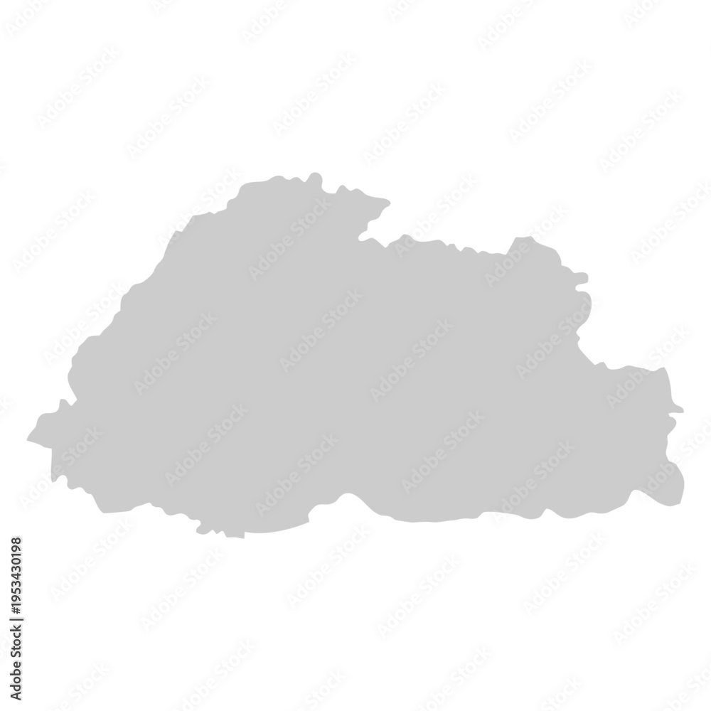 Obraz premium Bhutan Country Map