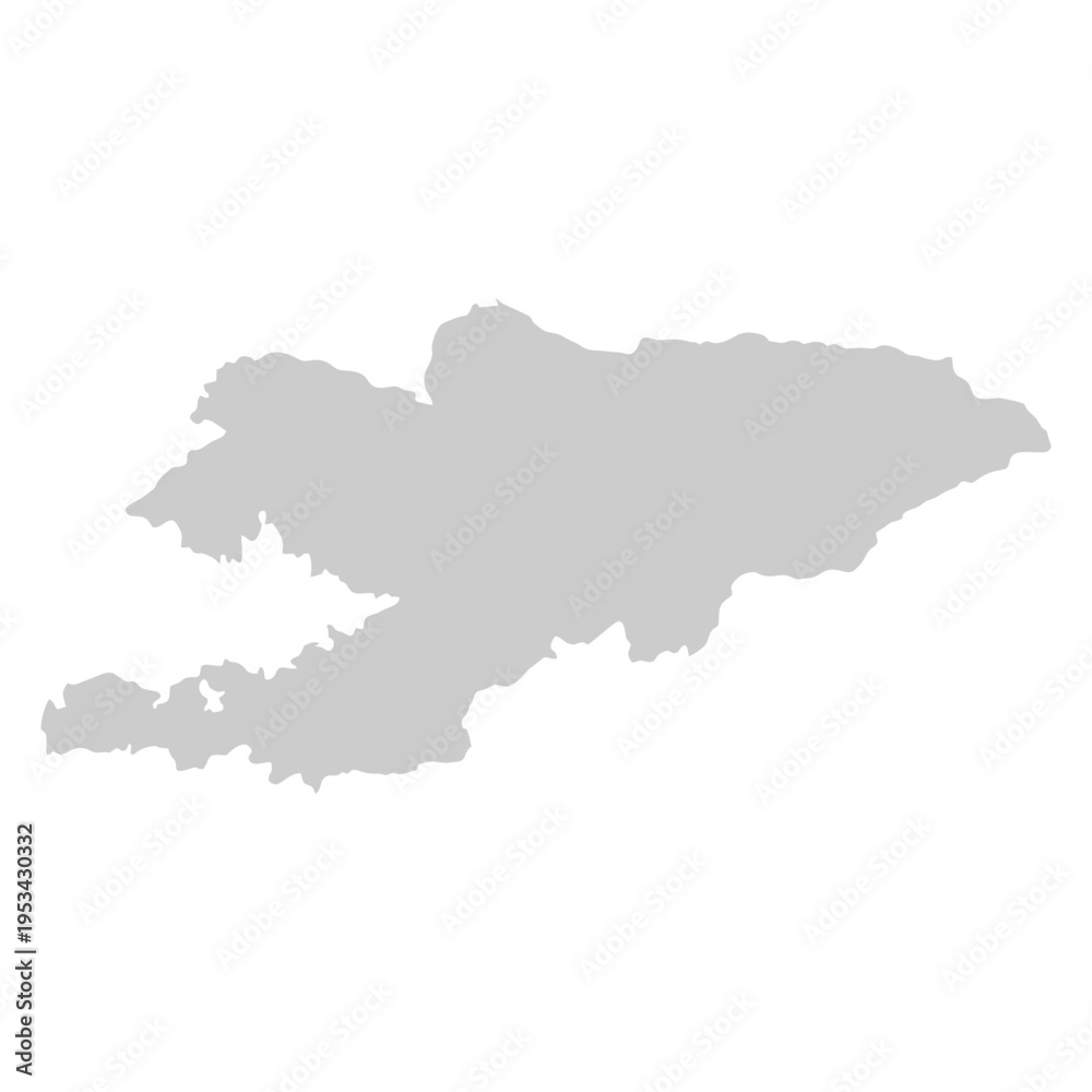 Fototapeta premium Kyrgyzstan Map