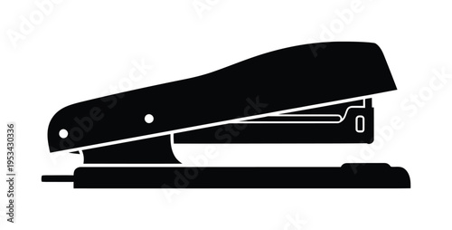 Vector of a stapler with a staple remover base for office use