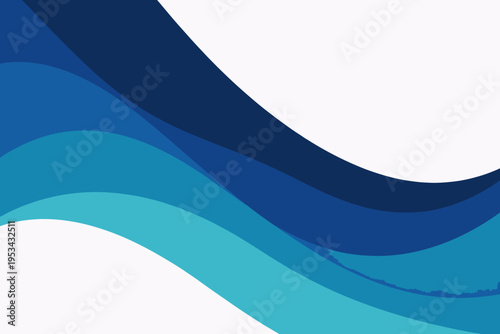 Ondas de colores en capas