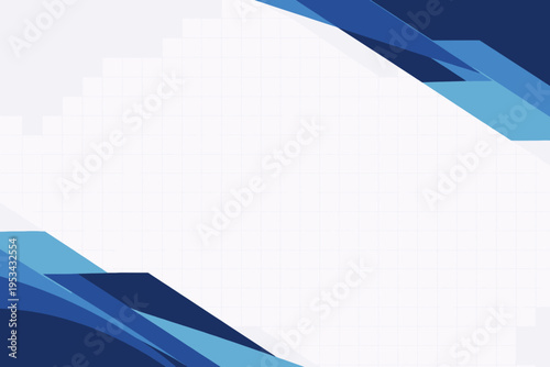 Patrón geométrico minimalista en azul