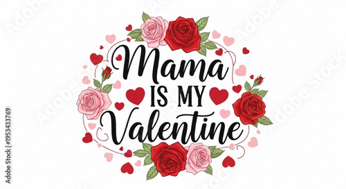 greeting card with roses