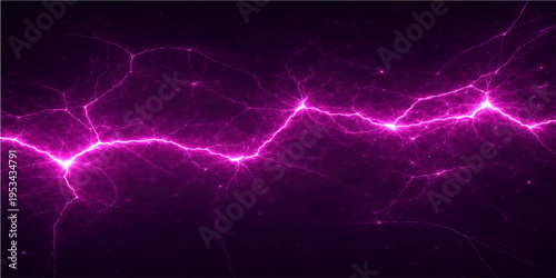 A digital art wallpaper featuring a bright blue fractal design of glowing electric lightning lines that creates a motion effect of energy and power across an abstract technology background